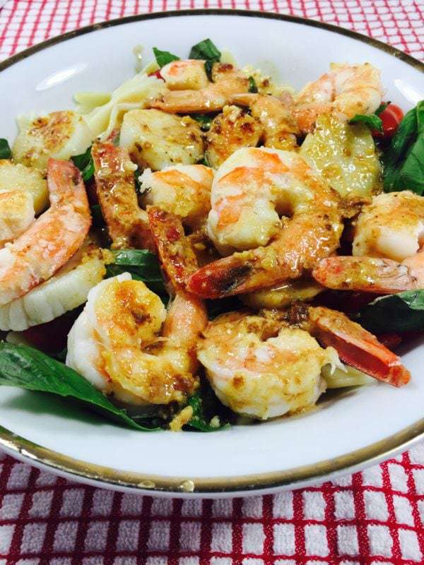 Bowties with Seafood, Halifax Style