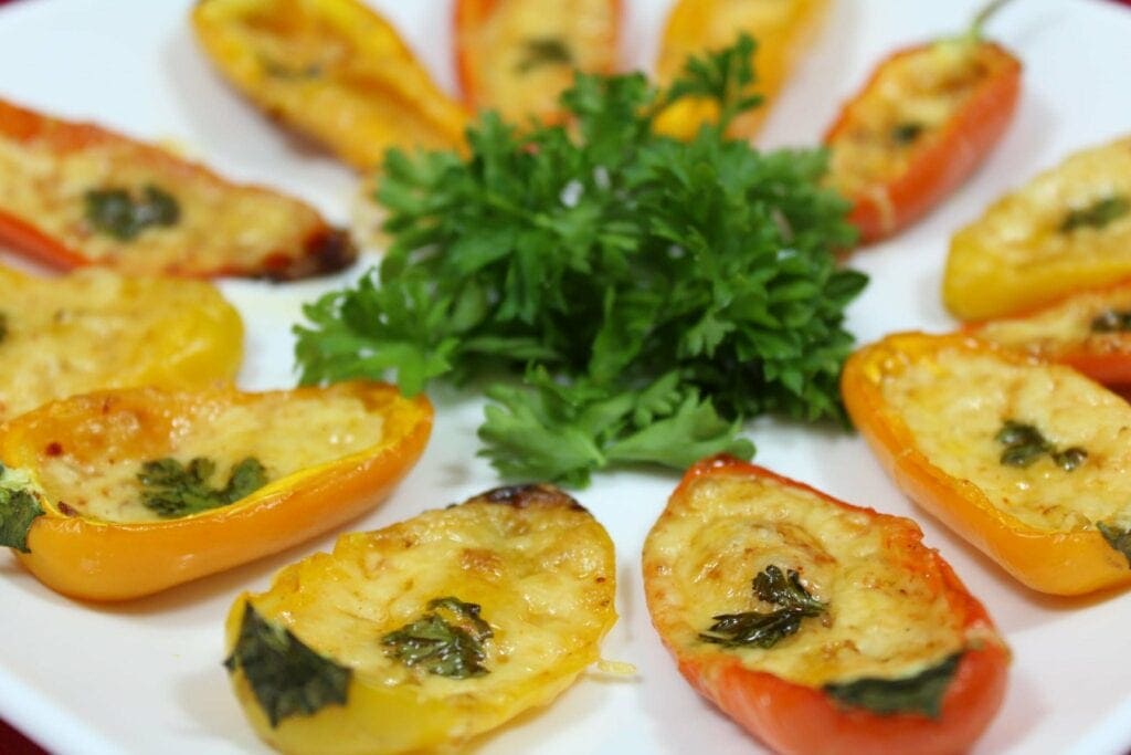 Easy Sweet Pepper Poppers