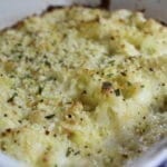 Cauliflower Gratin in pan