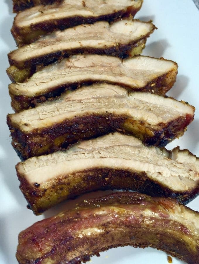Oven Smoked Dry Ribs