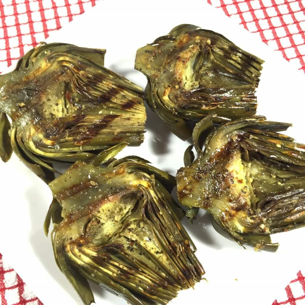 Mediterranean Grilled Artichokes