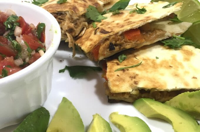 Pork Fajita Quesadillas