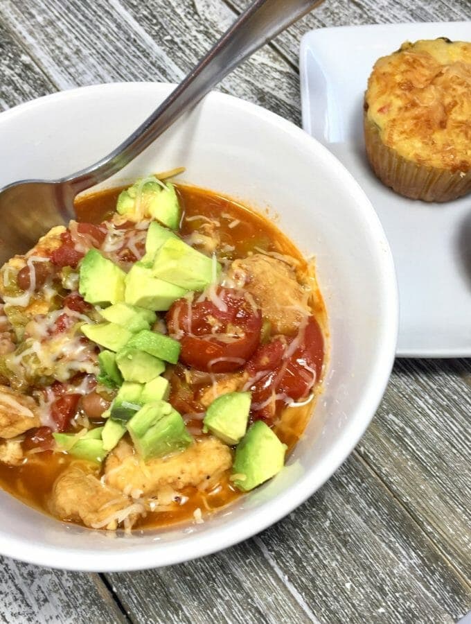 Slow Cooker Chicken Chile
