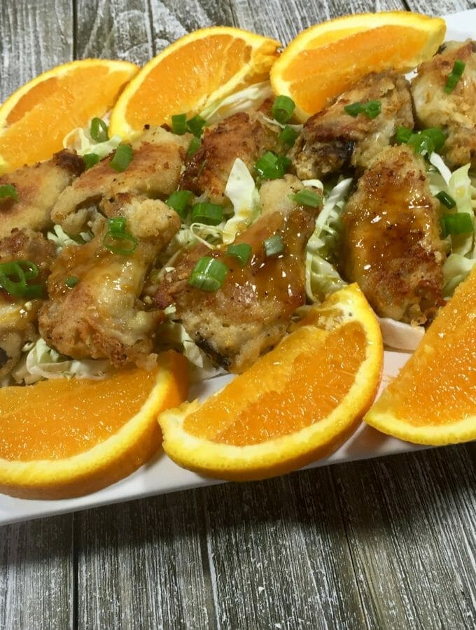 Asian Wings with Orange Sauce