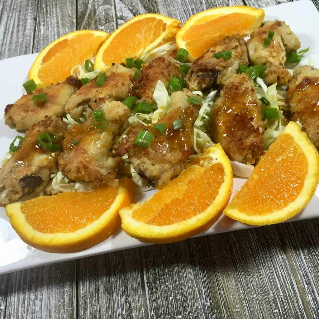 Asian Wings with Orange Sauce