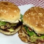 Turkey Poblano Sliders on a white plate