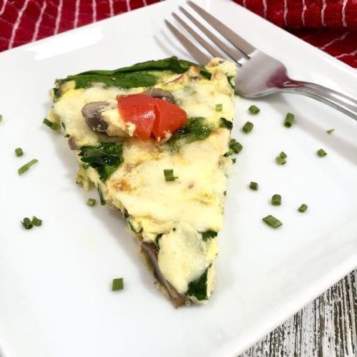 Spinach Mushroom Frittata