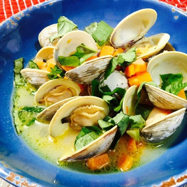 **Plump clams, locally harvested, steamed to perfection.**