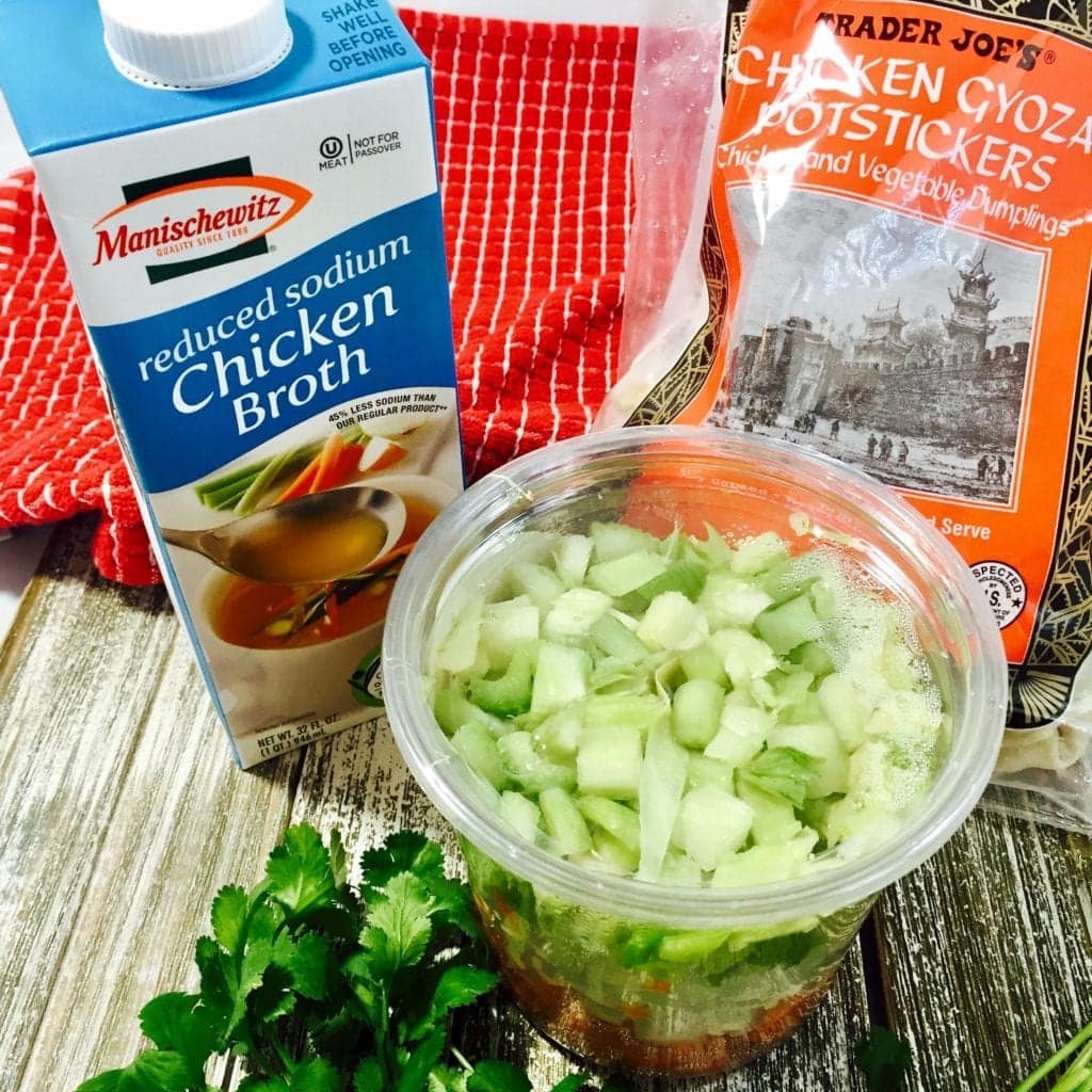 Ingredients for Chicken Dumpling Soup