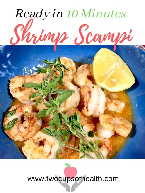 Shrimp Scampi Pinterest pin