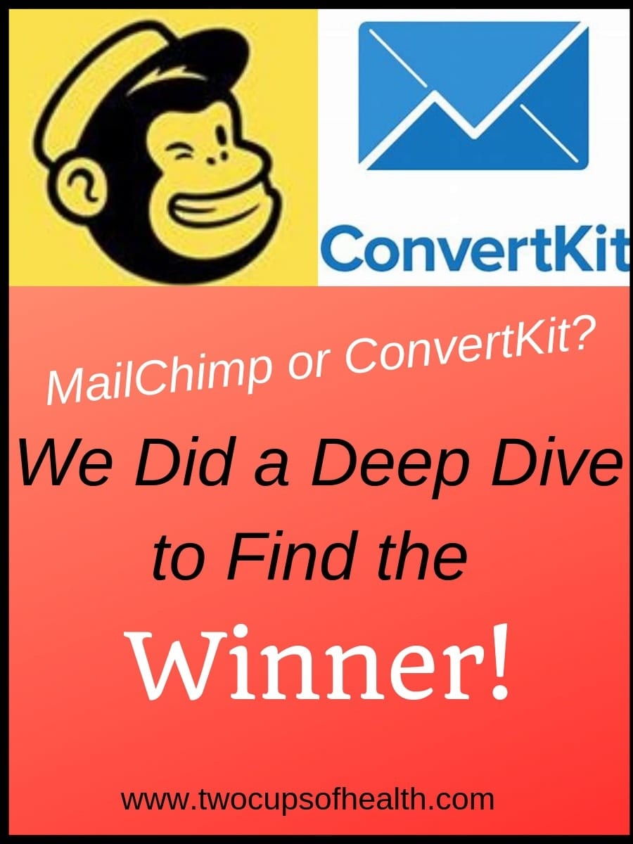 MailChimp vs. ConvertKit Pinterest Pin