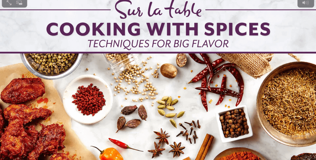 Sur La Table chef teaching video on Spices