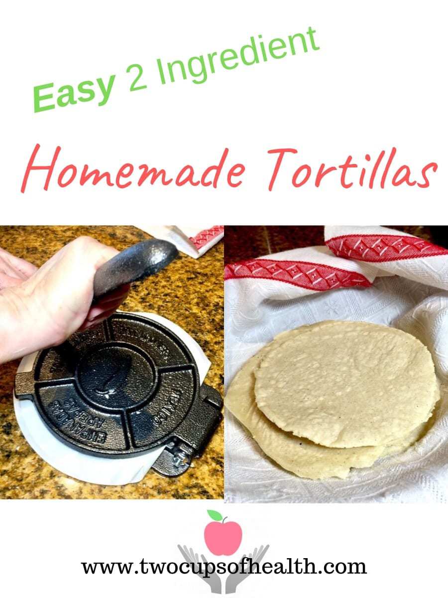Pinterest pin for Homemade Tortillas