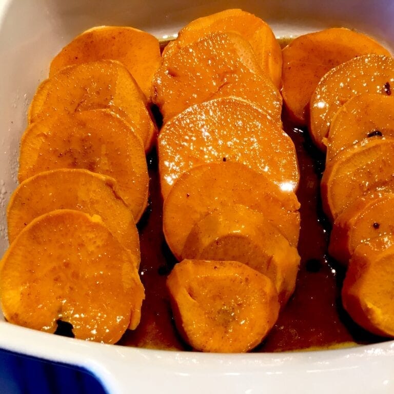 Maple Glazed Sweet Potatoes