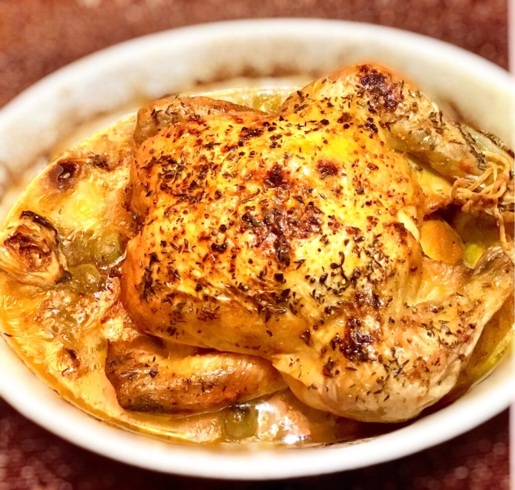 Roast Mediterranean Lemon Butter Chicken
