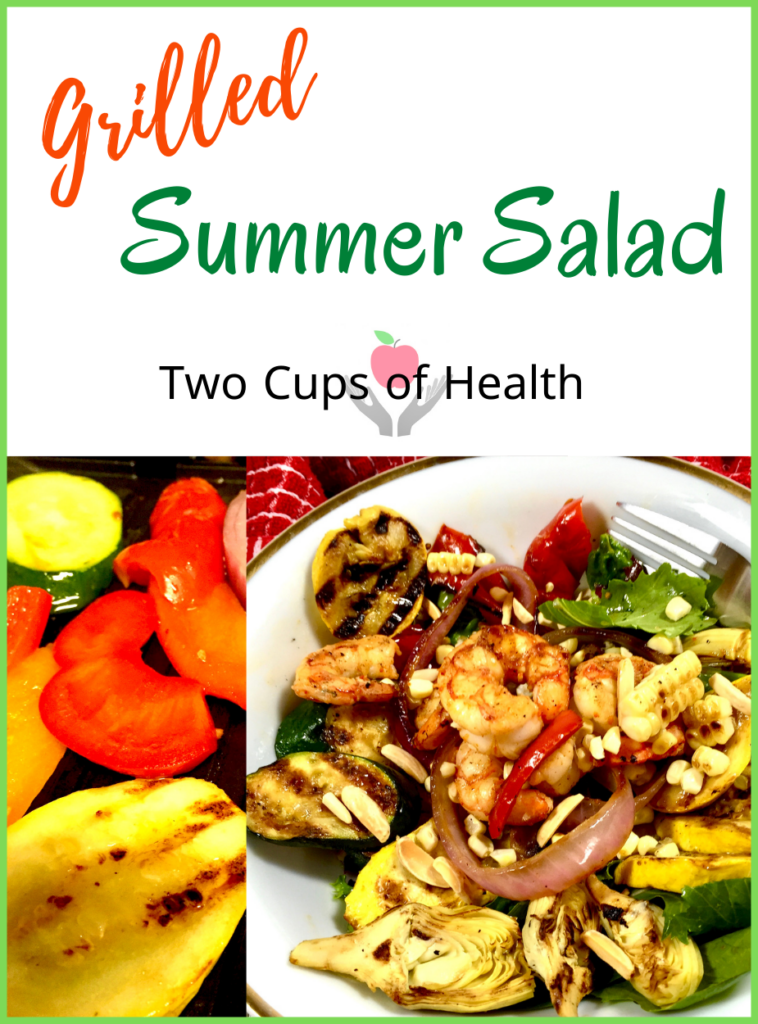 Grilled Summer Salad Pinterest pin