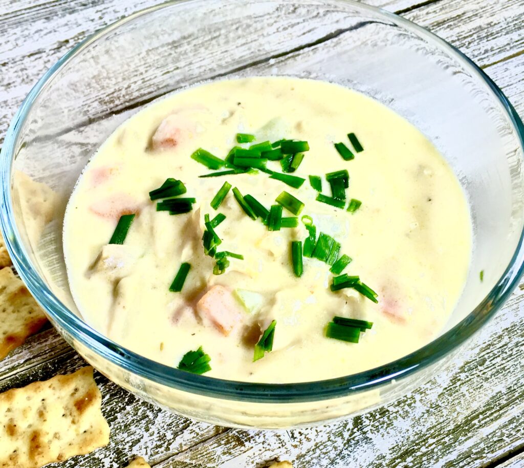 Creamy Lemon Chicken Soup Pinterest Pin