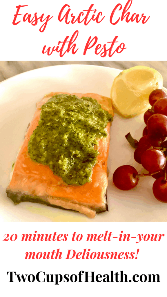 Easy Arctic Char with Pesto